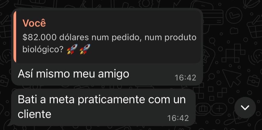 Resultado de mentorado Sales Agro